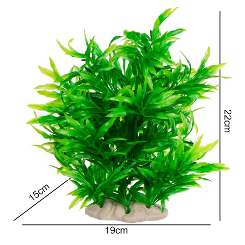 Kruger Meier Plant Tall Leaf - Realistyczny wygląd akwarium, bez pielęgnacji
