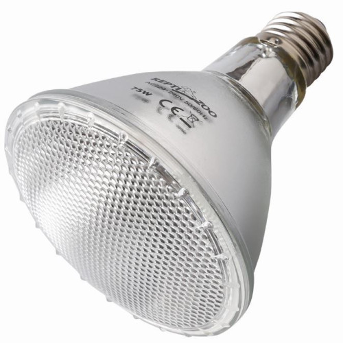 Repti-Zoo Halogen grzewczy z UVA 75W - Naturalne UVA i optymalne ciepło do terrarium