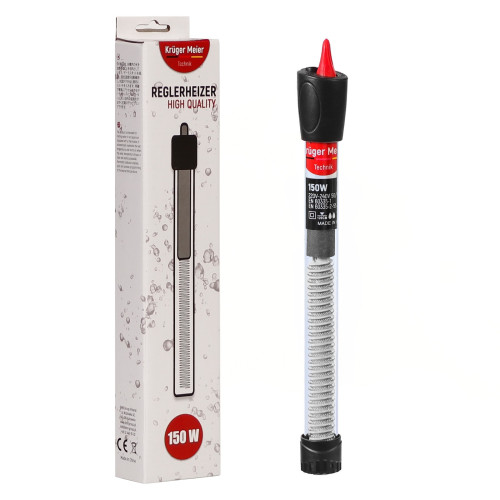 Kruger Meier Reglerheizer 150W grzałka z termostatem - Stabilna temperatura dla akwarium