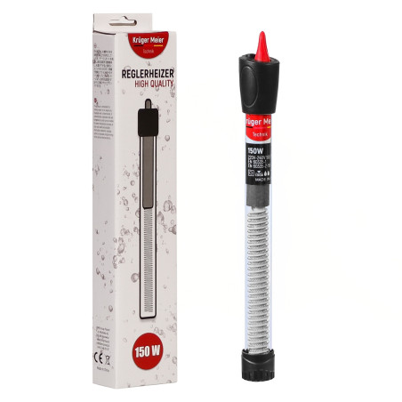 Kruger Meier Reglerheizer 150W grzałka z termostatem - Stabilna temperatura dla akwarium