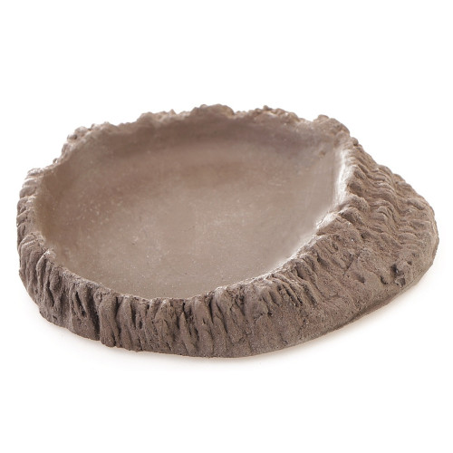 Terrario FoodWood M - miska na pokarm 14x12x2,5cm | Idealna do terrarium, łatwa w czyszczeniu