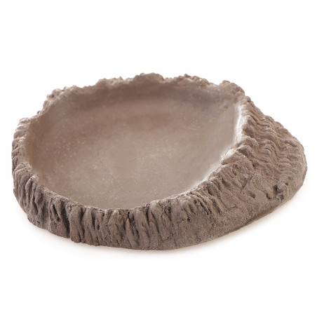 Terrario FoodWood M - miska na pokarm 14x12x2,5cm | Idealna do terrarium, łatwa w czyszczeniu