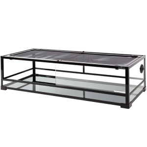 Repti-Zoo Glass Terrarium 120x45x32cm - szklane terrarium z metalową siatką