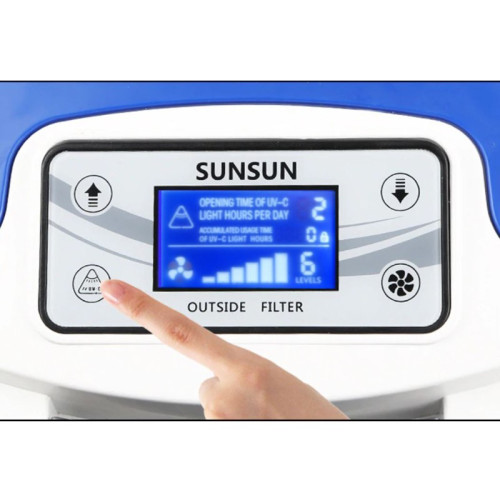 SunSun HW-3000 LCD + UV - filtr zewnętrzny 1200 - 3000l/h | Krystaliczna woda