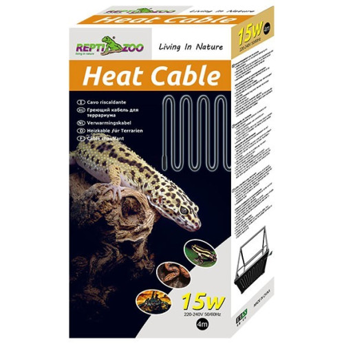 Repti-Zoo Heat Cable 15W - Stałe ciepło dla terrarium