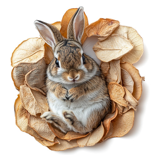 Herbal Pets - Chipsy naturalne Jabłko 100g - Zdrowa przekąska dla gryzoni