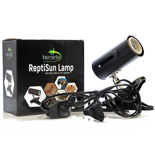 Terrario ReptiSun - lampa z uchwytem zaciskowym | Stabilne ogrzewanie, łatwy montaż