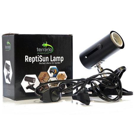 Terrario ReptiSun - lampa z uchwytem zaciskowym | Stabilne ogrzewanie, łatwy montaż
