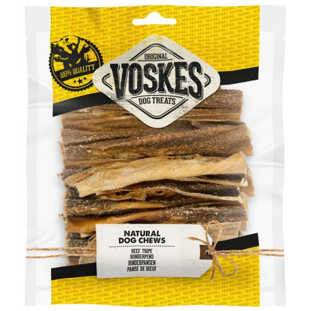 Voskes Beef Tripe - flaki wołowe 150g | Naturalne, bogate w białko przysmaki dla psa