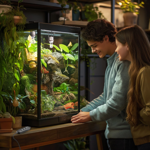 Terrario Muaritan Time Control oprawka z programatorem czasowym - Idealna do terrarium
