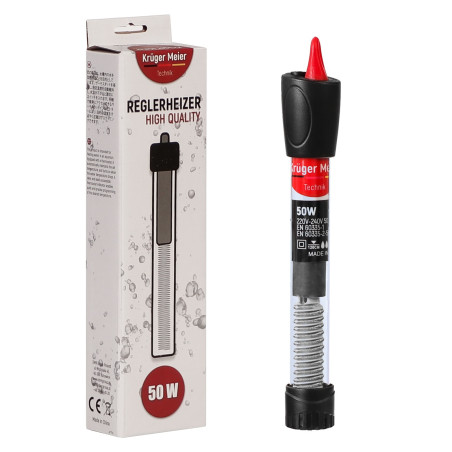 Kruger Meier Reglerheizer 50W - Stabilna temperatura dla Twoich ryb