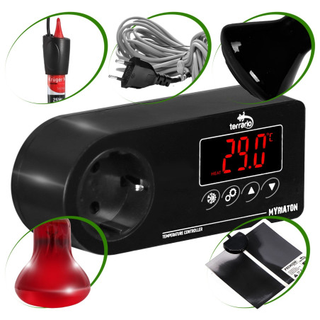 Terrario Myriaton Temperature Controller - Dokładna kontrola temperatury w terrarium