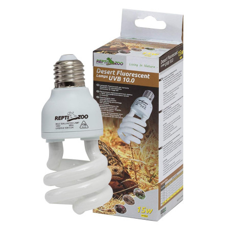 Repti-Zoo Desert Lamp 10.0 UVB 26W - Żarówka e27 | Optymalne UVB dla gadów