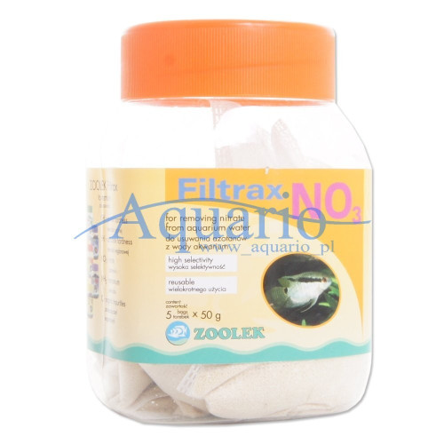 Zoolek Filtrax NO3 250g - Krystaliczna woda, szybkie obniżenie NO3