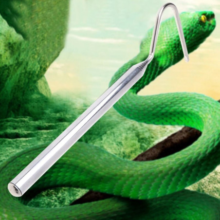 Repti-Zoo Stainless Snake Hook - metalowy hak na węże max 2kg | Bezpieczne i precyzyjne chwytanie