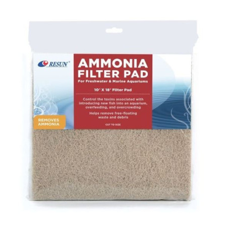 Resun Ammonia Remover Pad - mata absorbująca NH3 - Krystaliczna woda