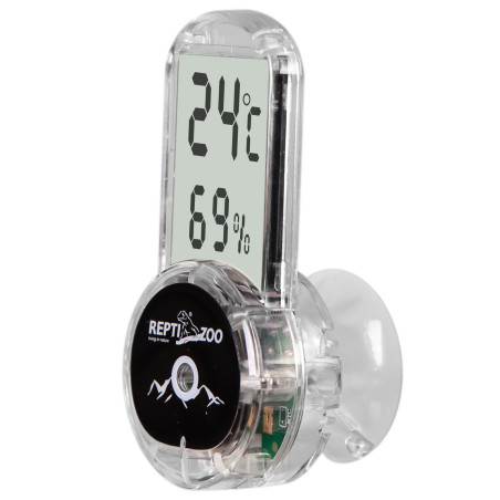 Repti-Zoo 4-sides Thermometer Hygrometer - termometr i higrometr LCD | Idealny do terrarium