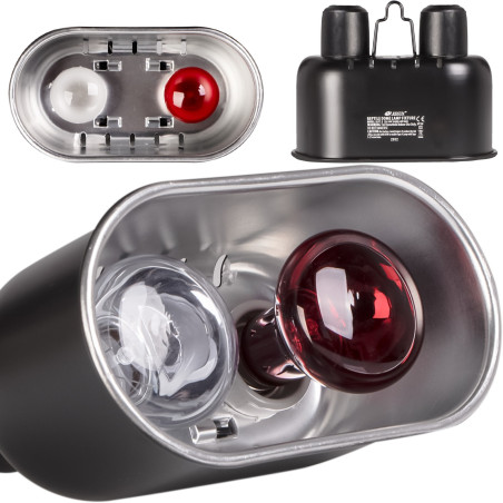 Resun Reptile Black Lamp DUO Mini - Idealna do terrarium
