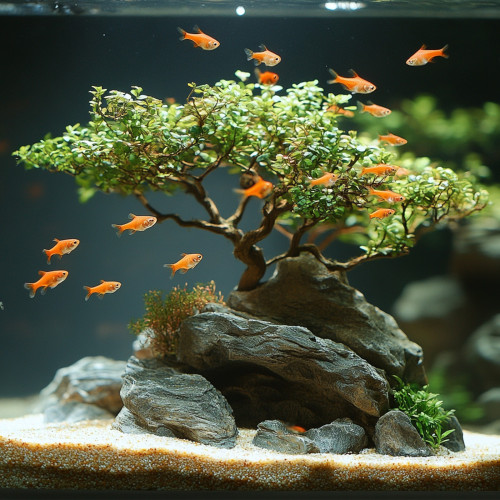 Kruger Meier Amber Glow Quartz 2–3,5 mm – Żwirek akwarystyczny 2 kg - Idealny do akwariów słodkowodnych