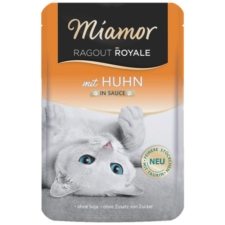 Miamor Royale mit Huhn - mokra karma kurczak w sosie 100g | Smakowita porcja dla kotów