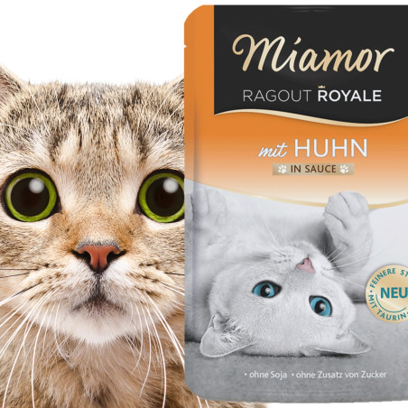 Miamor Royale mit Huhn - mokra karma kurczak w sosie 100g | Smakowita porcja dla kotów