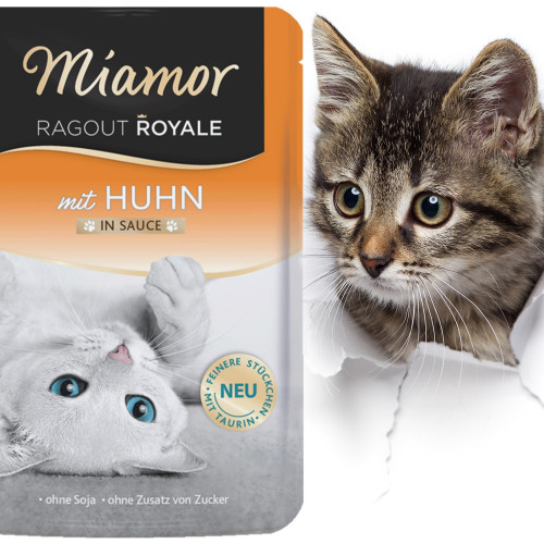 Miamor Royale mit Huhn - mokra karma kurczak w sosie 100g | Smakowita porcja dla kotów
