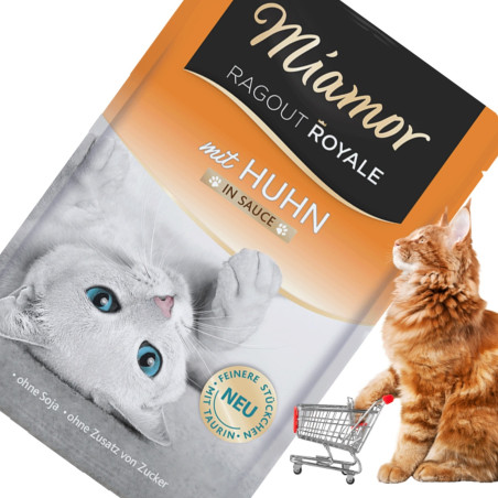 Miamor Royale mit Huhn - mokra karma kurczak w sosie 100g | Smakowita porcja dla kotów