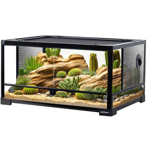 Repti-Zoo Glass Terrarium 60x45x32cm - Idealne dla gadów i płazów