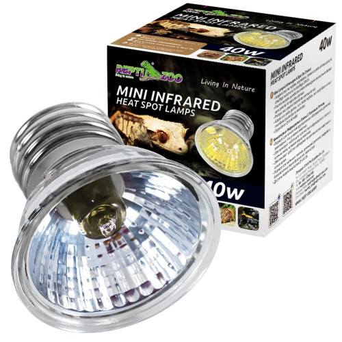Repti-Zoo Mini Infrared Lamp 40W - Szybkie ciepło dla terrarium