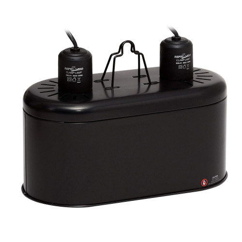 Repti-Zoo Podwójna Lampa na żarówki 2 x 150W - Stabilne ciepło dla terrarium