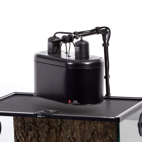 Repti-Zoo Podwójna Lampa na żarówki 2 x 150W - Stabilne ciepło dla terrarium
