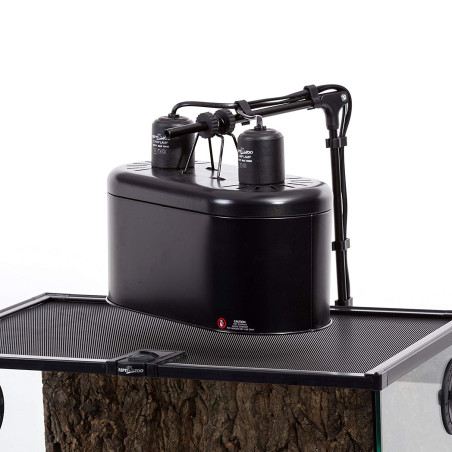 Repti-Zoo Podwójna Lampa na żarówki 2 x 150W - Stabilne ciepło dla terrarium