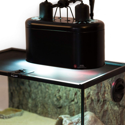 Repti-Zoo Podwójna Lampa na żarówki 2 x 150W - Stabilne ciepło dla terrarium