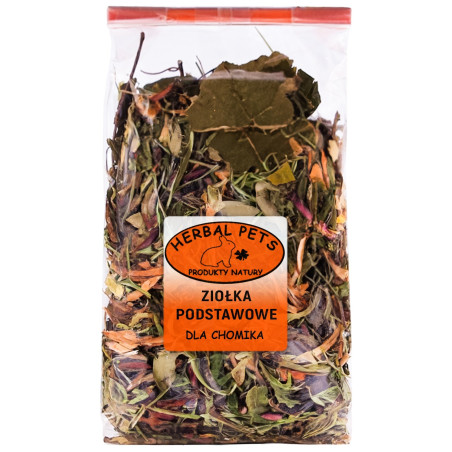 Herbal Pets - Zioła podstawowe dla chomika 100g | Naturalne, wspiera trawienie