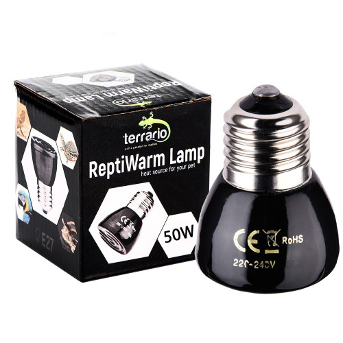 Terrario ReptiWarm 50W - mini emiter ciepła | Bezpieczne ciepło dla gadów