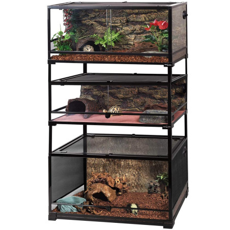 Repti-Zoo Stacker 17cm słupki dystansowe do terrarium - Szybki montaż i stabilne podparcie