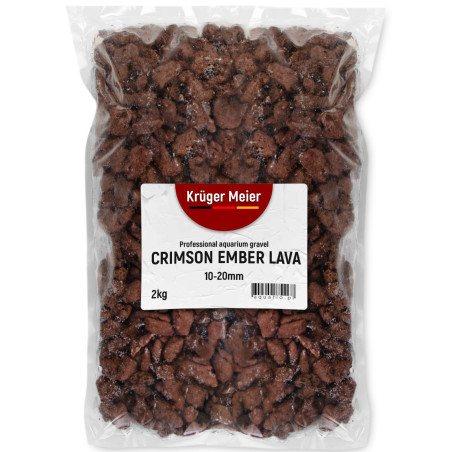 Podłoże akwariowe Kruger Meier Crimson Ember Lava 10-20 mm lawowe strukturalne 2 kg