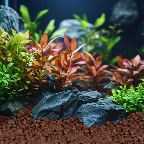 Podłoże akwariowe Kruger Meier Crimson Ember Lava 10-20 mm lawowe strukturalne 2 kg