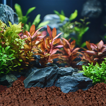 Podłoże akwariowe Kruger Meier Crimson Ember Lava 10-20 mm lawowe strukturalne 2 kg
