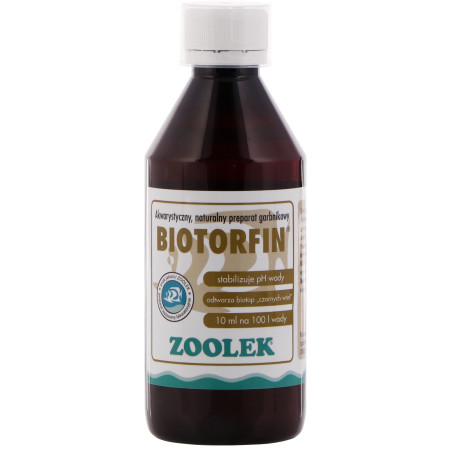 Zoolek Biotorfin 250ml - Naturalne garbniki dla krystalicznej wody
