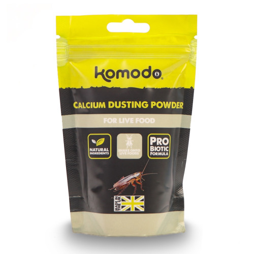 Wapno dla gadów Komodo Calcium Dusting Powder 200 g z witaminą D3