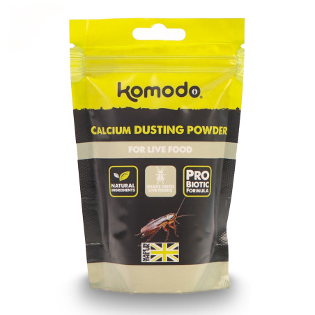 Wapno dla gadów Komodo Calcium Dusting Powder 200 g z witaminą D3