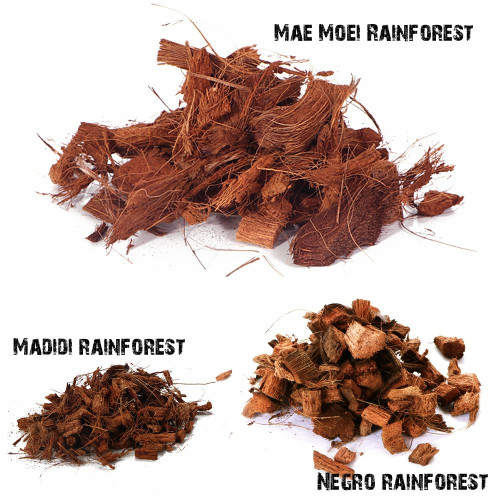 Podłoże kokosowe Terrario Mae Moei Rainforest 5 l / 450 g — duże zrębki