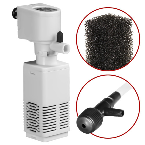 Kruger Meier Glasclar II - filtr wewnętrzny 400l/h | Krystaliczna woda, cichy i energooszczędny