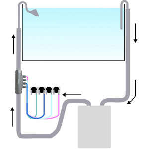Chihiros Dosing Flow Adapter 12mm - reaktor zewnętrzny nawozów