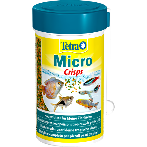 Tetra Micro Crips 100ml pokarm średnie kawałki - Idealny dla małych rybek