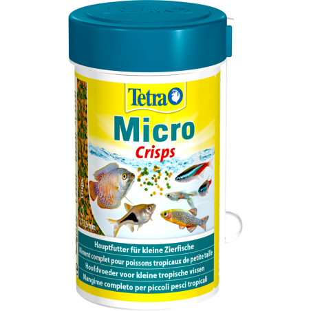 Tetra Micro Crips 100ml pokarm średnie kawałki - Idealny dla małych rybek