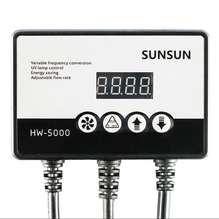 SunSun HW-5000 LCD + UV - filtr zewnętrzny 1800-4600l/h - Krystaliczna woda