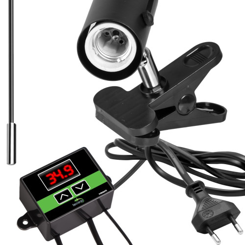 Terrario ReptiSun Temperature Control - lampa z termostatem | Precyzyjna kontrola ciepła dla gadów