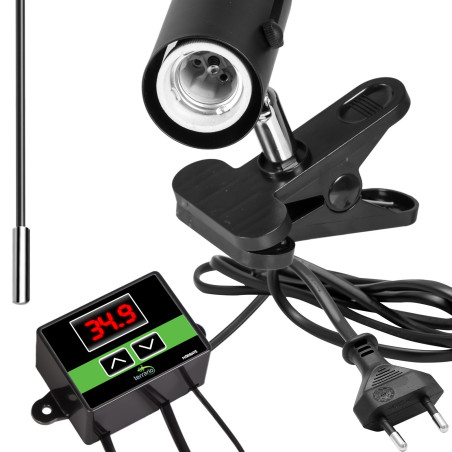 Terrario ReptiSun Temperature Control - lampa z termostatem | Precyzyjna kontrola ciepła dla gadów